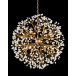 Spherical Twelve-Light Quartz Chandelier