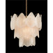 Frosted Glass Nine-Light Chandelier