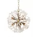 Ceres: Quartz Crystal Spherical Eight-Light Chandelier