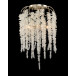 Cascading Crystal Six-Light Semiflush