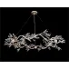 Luna: Crystal Wand Branched Nine-Light Chandelier