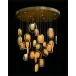 Bansho: Layered Glass Thirty-Nine-Light Drop Pendant Chandelier