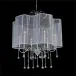 Antique Parisian Silver Six-Light Chandelier