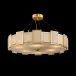 Calcite Panel Six-Light Chandelier