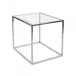 Beveled Glass End Table 24"H X 28"W X 22"D