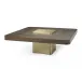 Plateau Cocktail Table, Gold