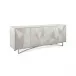 Vertex Silver Four-Door Sideboard