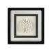 Black-and-White Porcelain Flower III 18"H X 18"W X 3"D