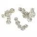 Petal Cluster Wall Art Set of 3 Nickel