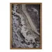 Rodney Bursiel's Salt Vein in a Dark Sand Gallery Frame