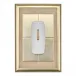 Gilded Porcelain Relief Wall Art White