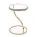 Antique Brass Accent Table