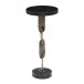 Chase Martini Table 23"H X 10"W X 1"D Black