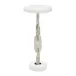 Chase Martini Table 23"H X 10"W X 1"D White