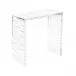 Cut Crystal Side Table 22"H X 22"W X 10"D