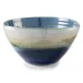 Reactive Blue and Cream Bowl