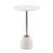 Brass and Marble Martini Side Table