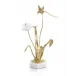 Flower and Hummingbird Sculpture