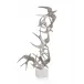 Swallows in Flight Nickel Sculpture