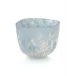 Powder Blue Bowl with Silver Overlay