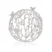 Birds, Bees, And Butterfly Nickel Ball I 10"H X 1"W X 10"D