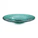 Handblown Teal Glass Bowl 2.75"H X 19"W X 19"D
