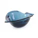 Handblown Abstract Sapphire Glass Bowl II 4.75"H X 11"W X 16.25"D