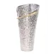 Texture Nickel and Brass Vase 19.5"H X 8.5"W X 9.75"D