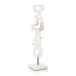 Abstract Alabaster Sculptures II 22.25"H X 5"W X 4.5"D