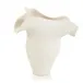 Chantilly White Porcelain Vase II 13.5"H x 13.75"W x 9"D