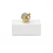 Cyanite Pomegranate And White Marble Box II 6"H x 8.25"W x 4.75"D