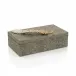 Feathered Vegan Snakeskin Box 4.5"H x 9"W x 16"D