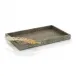 Feathered Vegan Snakeskin Tray 1.5"H x 19"W x 12"D