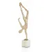Handstand Sculpture 21"H x 5.5"W x 5.5"D