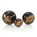 A Set of Three Decorative Lacero Balls