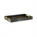 Tenebra Tray with Brass Handles, Small