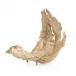 Time-Worn Leaf Sculpture, Small Brass