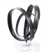 Coil Sculpture on Acrylic, Black