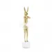 Ballerina Bunny Sculpture on Marble Base II