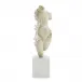 Crystal Maiden Sculpture on Marble Base