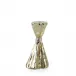 Taut Metal Candleholder, Small Gold
