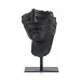 Countenance Sculpture on Iron Base