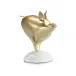 Brass Pig Sculpture on Marble