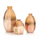 Cinnabar Vases Set of 3