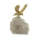 Bird of Prey Sculpture on Quartz