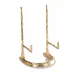 Giacometti Plate Stand in Gold