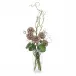 Curly Willow and Purple Scabiosa