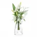 Shimmering White Lilies