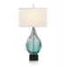 Light Azure Art Glass Table Lamp