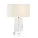 Glass and Acrylic Formed Table Lamp